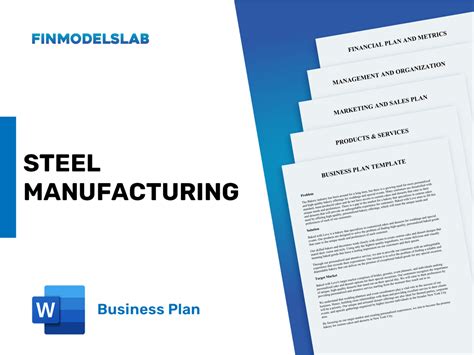 metal fabrication business plan template|steel fabrication business plan.